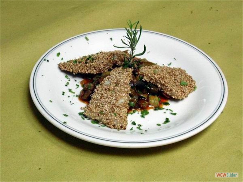 Filetto di Platessa in Crosta di Sesamo